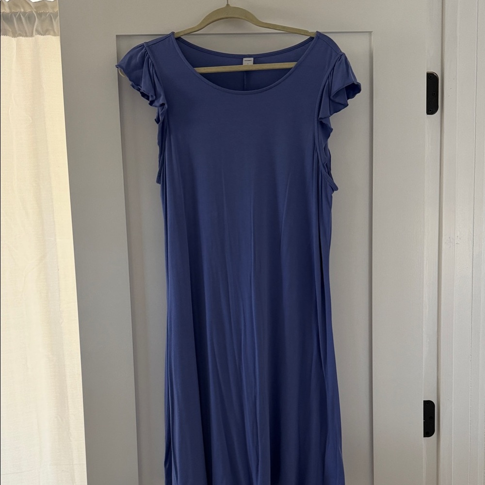 Old Navy Periwinkle Ruffle Sleeve Dress